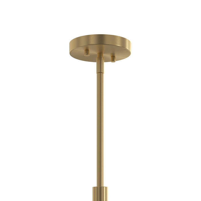 Myhouse Lighting Progress Lighting - P400476-191 - Five Light Linear Chandelier - Mack - Brushed Gold