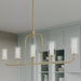 Myhouse Lighting Progress Lighting - P400476-191 - Five Light Linear Chandelier - Mack - Brushed Gold
