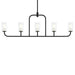 Myhouse Lighting Progress Lighting - P400476-31M - Five Light Linear Chandelier - Mack - Matte Black
