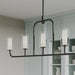 Myhouse Lighting Progress Lighting - P400476-31M - Five Light Linear Chandelier - Mack - Matte Black