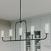 Myhouse Lighting Progress Lighting - P400476-31M - Five Light Linear Chandelier - Mack - Matte Black