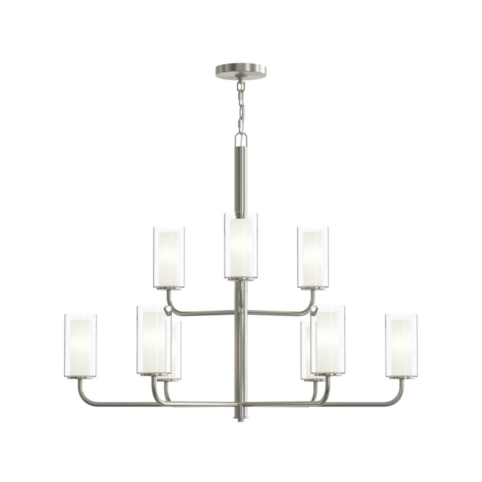 Myhouse Lighting Progress Lighting - P400478-009 - Nine Light Chandelier - Mack - Brushed Nickel