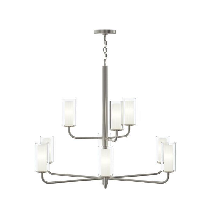 Myhouse Lighting Progress Lighting - P400478-009 - Nine Light Chandelier - Mack - Brushed Nickel