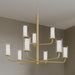 Myhouse Lighting Progress Lighting - P400478-191 - Nine Light Chandelier - Mack - Brushed Gold