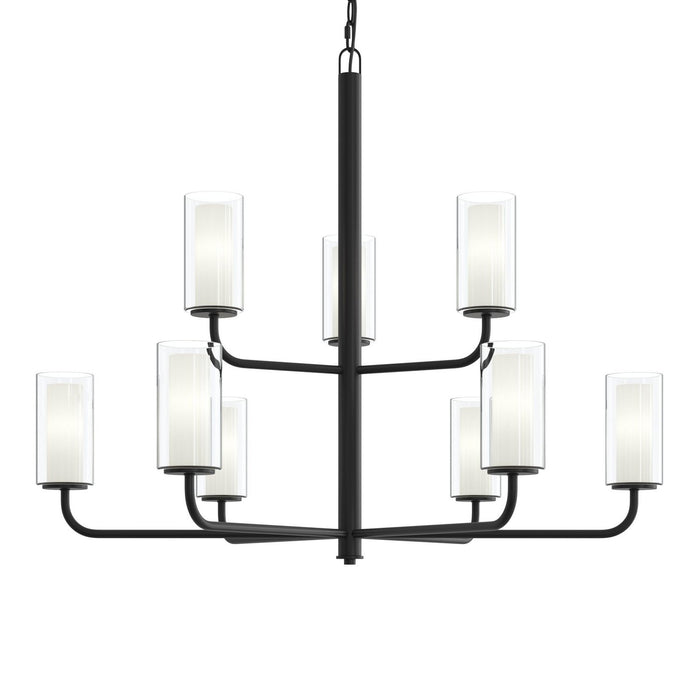 Myhouse Lighting Progress Lighting - P400478-31M - Nine Light Chandelier - Mack - Matte Black