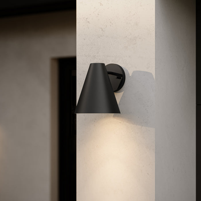 Myhouse Lighting Progress Lighting - P560408-31M - One Light Outdoor Wall Mount - Mik - Matte Black