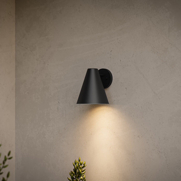 Myhouse Lighting Progress Lighting - P560408-31M - One Light Outdoor Wall Mount - Mik - Matte Black