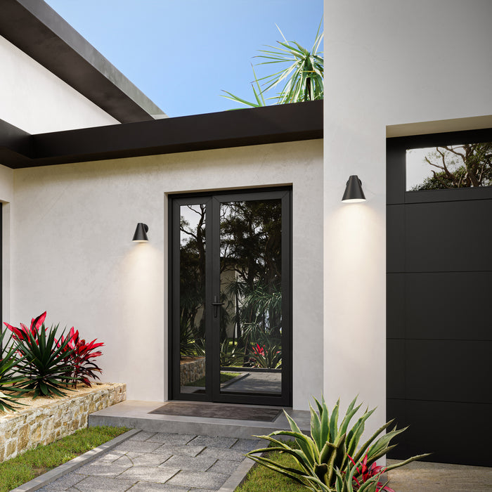Myhouse Lighting Progress Lighting - P560408-31M - One Light Outdoor Wall Mount - Mik - Matte Black
