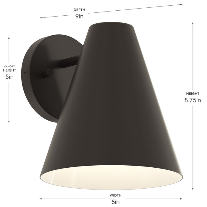 Myhouse Lighting Progress Lighting - P560409-020 - One Light Outdoor Wall Mount - Mik - Antique Bronze