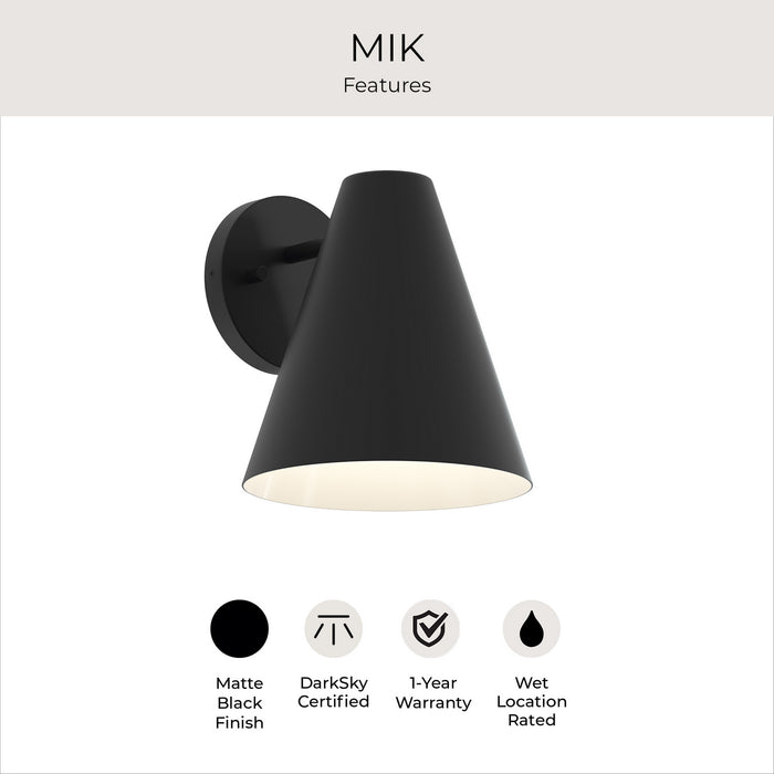 Myhouse Lighting Progress Lighting - P560409-31M - One Light Outdoor Wall Mount - Mik - Matte Black