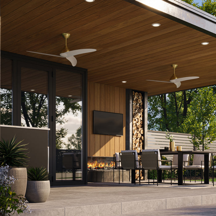 Myhouse Lighting Progress Lighting - P250126-177 - 52" Ceiling Fan - Nirra - Champagne Bronze