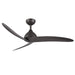 Myhouse Lighting Progress Lighting - P250126-214 - 52" Ceiling Fan - Nirra - Satin Natural Bronze