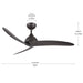 Myhouse Lighting Progress Lighting - P250126-214 - 52" Ceiling Fan - Nirra - Satin Natural Bronze