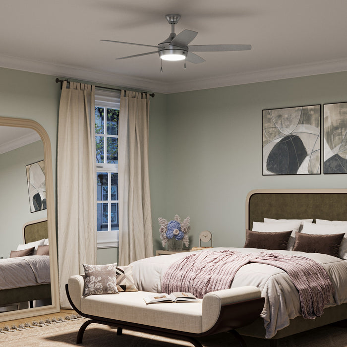 Myhouse Lighting Progress Lighting - P250125-009-30 - 52" Ceiling Fan - Nolyn V - Brushed Nickel