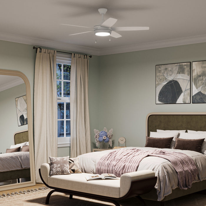 Myhouse Lighting Progress Lighting - P250125-28M-30 - 52" Ceiling Fan - Nolyn V - Matte White