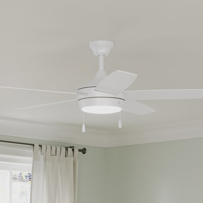 Myhouse Lighting Progress Lighting - P250125-28M-30 - 52" Ceiling Fan - Nolyn V - Matte White