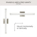 Myhouse Lighting Progress Lighting - P300550-009-CS - LED Vanity Light - Phase 6.1 LED - Brushed Nickel