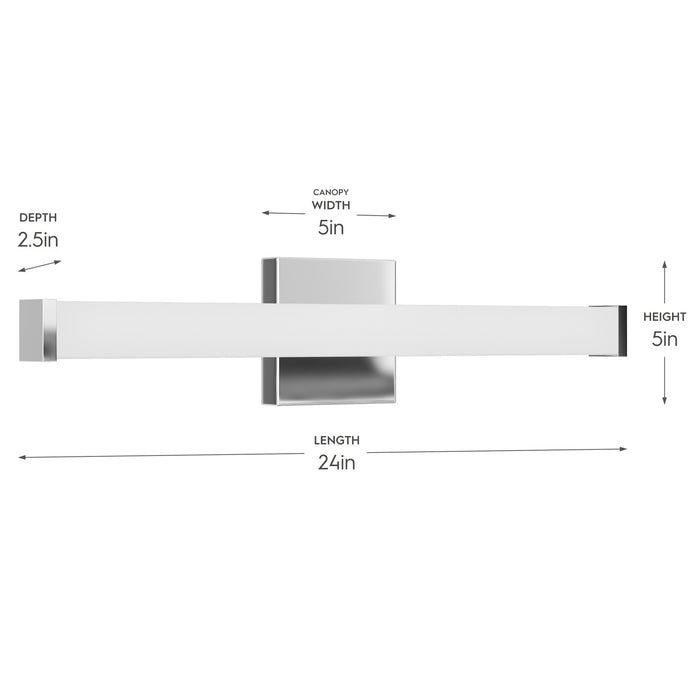 Myhouse Lighting Progress Lighting - P300550-015-CS - LED Vanity Light - Phase 6.1 LED - Polished Chrome