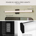 Myhouse Lighting Progress Lighting - P300551-031-CS - LED Vanity Light - Phase 6.1 LED - Black