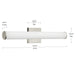 Myhouse Lighting Progress Lighting - P300553-009-CS - LED Vanity Light - Phase 6.2 LED - Brushed Nickel