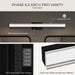 Myhouse Lighting Progress Lighting - P300556-031-CS - LED Vanity Light - Phase 6.3 LED - Black