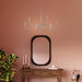 Myhouse Lighting Progress Lighting - P400472-009 - Six Light Chandelier - Pilar - Brushed Nickel
