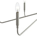 Myhouse Lighting Progress Lighting - P400472-009 - Six Light Chandelier - Pilar - Brushed Nickel