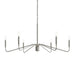 Myhouse Lighting Progress Lighting - P400472-009 - Six Light Chandelier - Pilar - Brushed Nickel