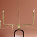 Myhouse Lighting Progress Lighting - P400472-191 - Six Light Chandelier - Pilar - Brushed Gold