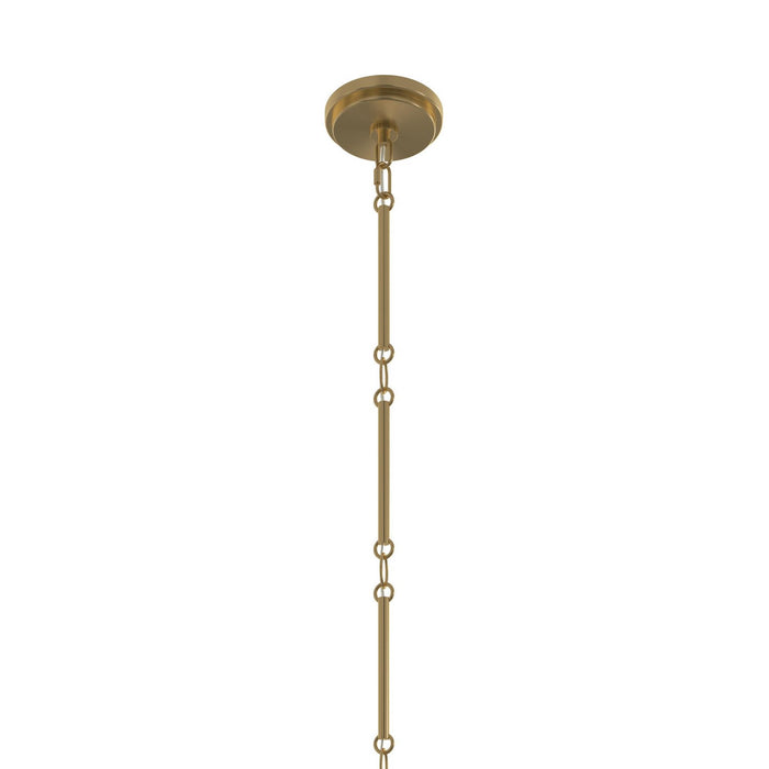 Myhouse Lighting Progress Lighting - P400472-191 - Six Light Chandelier - Pilar - Brushed Gold