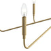 Myhouse Lighting Progress Lighting - P400472-191 - Six Light Chandelier - Pilar - Brushed Gold