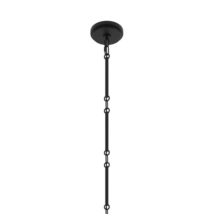 Myhouse Lighting Progress Lighting - P400472-31M - Six Light Chandelier - Pilar - Matte Black