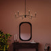 Myhouse Lighting Progress Lighting - P400472-31M - Six Light Chandelier - Pilar - Matte Black