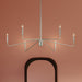 Myhouse Lighting Progress Lighting - P400473-009 - Six Light Chandelier - Pilar - Brushed Nickel