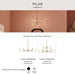 Myhouse Lighting Progress Lighting - P400473-191 - Six Light Chandelier - Pilar - Brushed Gold