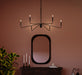 Myhouse Lighting Progress Lighting - P400473-31M - Six Light Chandelier - Pilar - Matte Black