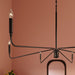 Myhouse Lighting Progress Lighting - P400473-31M - Six Light Chandelier - Pilar - Matte Black