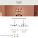 Myhouse Lighting Progress Lighting - P400473-31M - Six Light Chandelier - Pilar - Matte Black