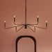 Myhouse Lighting Progress Lighting - P400473-31M - Six Light Chandelier - Pilar - Matte Black