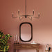 Myhouse Lighting Progress Lighting - P400473-31M - Six Light Chandelier - Pilar - Matte Black