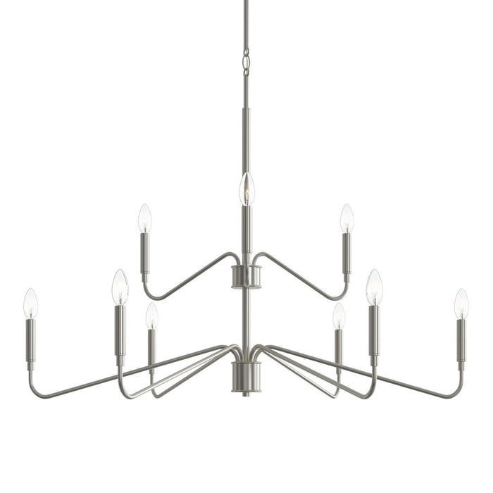 Myhouse Lighting Progress Lighting - P400474-009 - Nine Light Chandelier - Pilar - Brushed Nickel