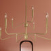Myhouse Lighting Progress Lighting - P400474-191 - Nine Light Chandelier - Pilar - Brushed Gold