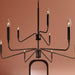Myhouse Lighting Progress Lighting - P400474-31M - Nine Light Chandelier - Pilar - Matte Black
