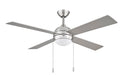 Myhouse Lighting Progress Lighting - P250127-009-30 - 52" Ceiling Fan - Quadd - Brushed Nickel