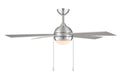 Myhouse Lighting Progress Lighting - P250127-009-30 - 52" Ceiling Fan - Quadd - Brushed Nickel