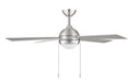 Myhouse Lighting Progress Lighting - P250127-009-30 - 52" Ceiling Fan - Quadd - Brushed Nickel