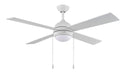 Myhouse Lighting Progress Lighting - P250127-28M-30 - 52" Ceiling Fan - Quadd - Matte White
