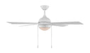 Myhouse Lighting Progress Lighting - P250127-28M-30 - 52" Ceiling Fan - Quadd - Matte White