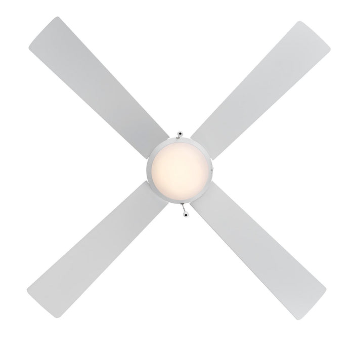 Myhouse Lighting Progress Lighting - P250127-28M-30 - 52" Ceiling Fan - Quadd - Matte White