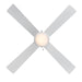 Myhouse Lighting Progress Lighting - P250127-28M-30 - 52" Ceiling Fan - Quadd - Matte White